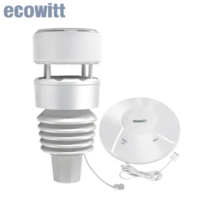 Ecowitt-Estación Meteorológica GW2001 Wittboy, incluye puerta de enlace WiFi GW2000 y Sensor meteorológico alimentado por energía Solar para exteriores, 7 en 1, WS90 Sin Stock entrega 15 Días