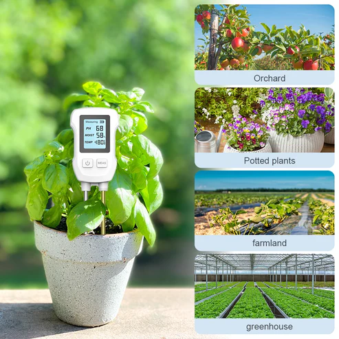 Sensor de suelo 3 en 1, medidor LCD Digital de PH/humedad/temperatura, Sensor de Metal resistente al calor, Monitor de humedad para flores, plantas y jardinería Con Stock Disponible 2 Unidades - Imagen 3