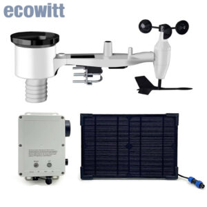Ecowitt WittField WS6210 Estación meteorológica inalámbrica 7 en 1 Estación meteorológica inalámbrica profesional 4G y Wi-Fi con energía solar - VERSION "WittField Combo" Sin Stock entrega 15 Días